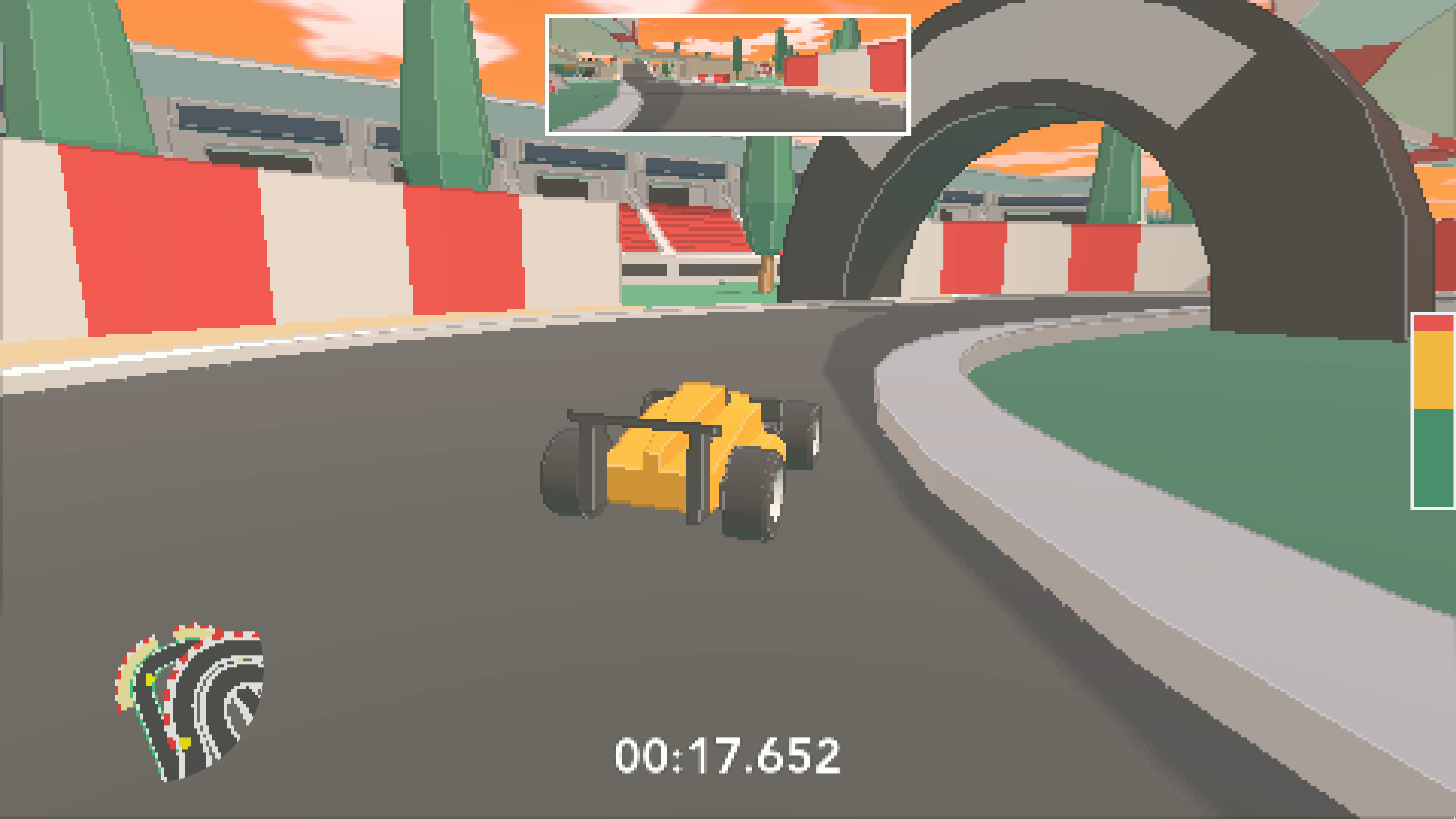 Turbo Pixel Race Against the Time